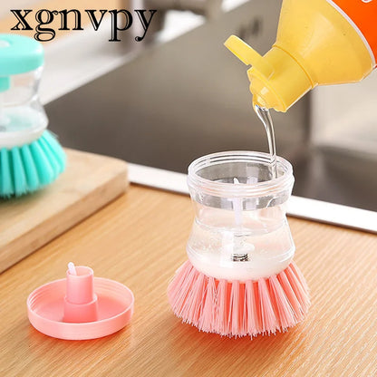 xgnvpy Liquid dishwashing brush no oil, no damage to the pot multi-functional decontamination cleaning brush