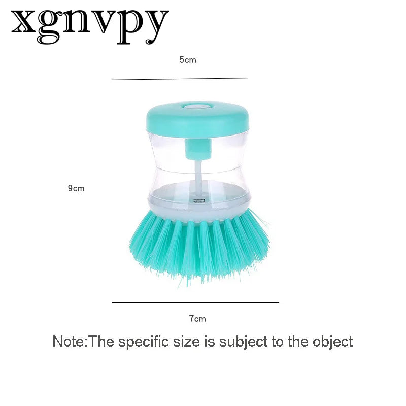 xgnvpy Liquid dishwashing brush no oil, no damage to the pot multi-functional decontamination cleaning brush