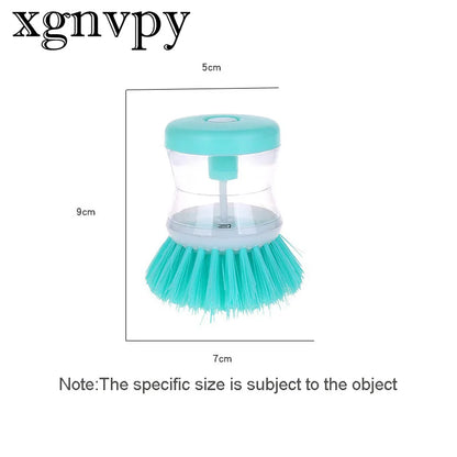 xgnvpy Liquid dishwashing brush no oil, no damage to the pot multi-functional decontamination cleaning brush