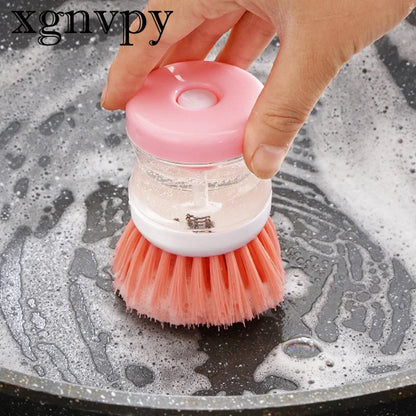 xgnvpy Liquid dishwashing brush no oil, no damage to the pot multi-functional decontamination cleaning brush