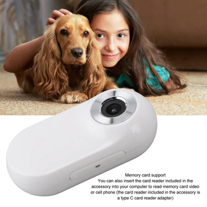 Pet Collar Camera USB Rechargeable HD 1080P LCD Display Lightweight Pet Sport Camera Support Video and Photo Function for Cats