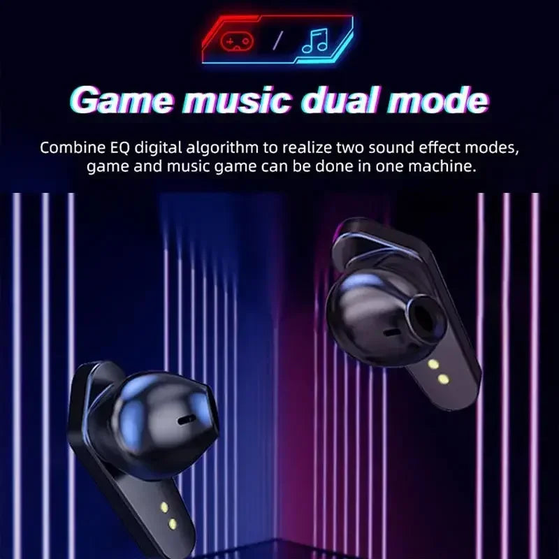 X15 TWS Gaming Earbuds Wireless Bluetooth Earphones With Mic Bass Audio Sound Positioning 9D Stereo Music HiFi Headset For Gamer